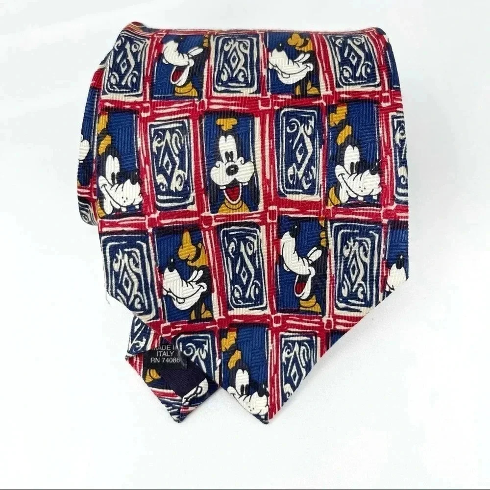The Disney Store Silk Goofy‎ Neck Tie
